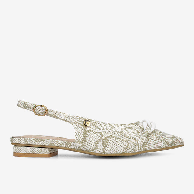 Zapatos Mujer Blanco/Serpiente 2YT118