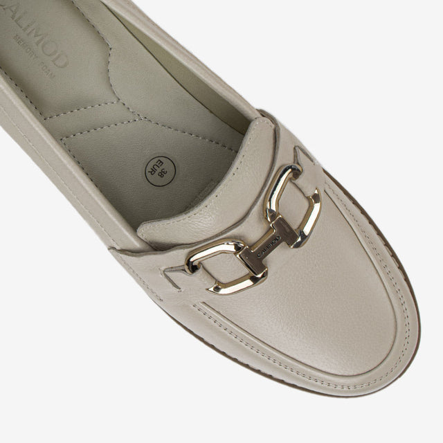 Mocasín Casual Marfil 3CE6001