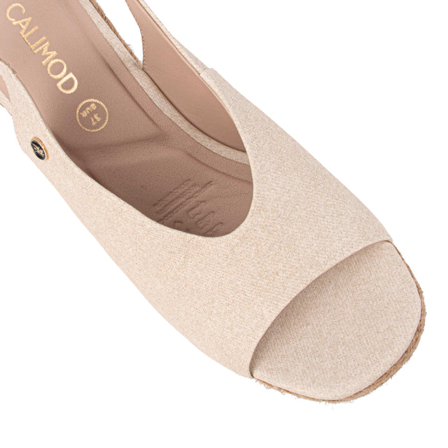 Sandalia Mujer Beige 3C17001
