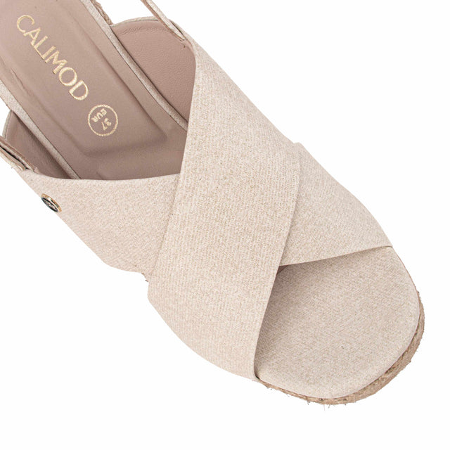 Sandalia Mujer Beige 3C17002
