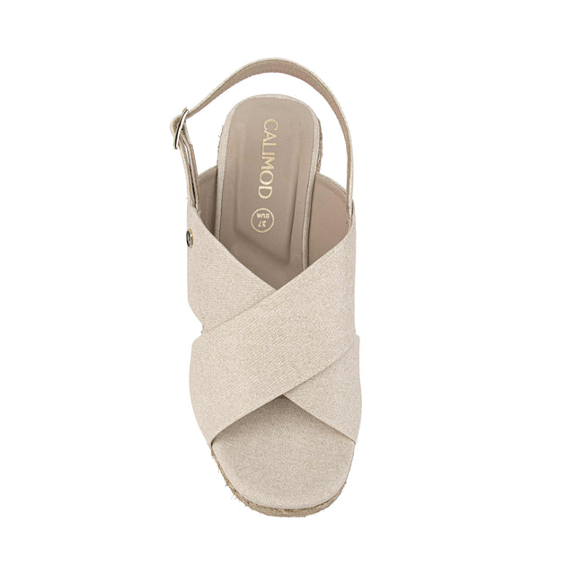 Sandalia Mujer Beige 3C17002