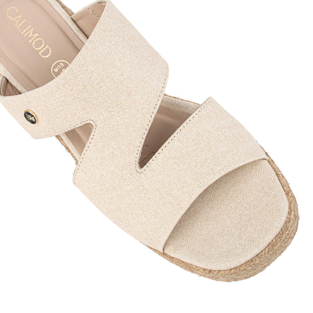 Sandalia Mujer Beige 3C18001