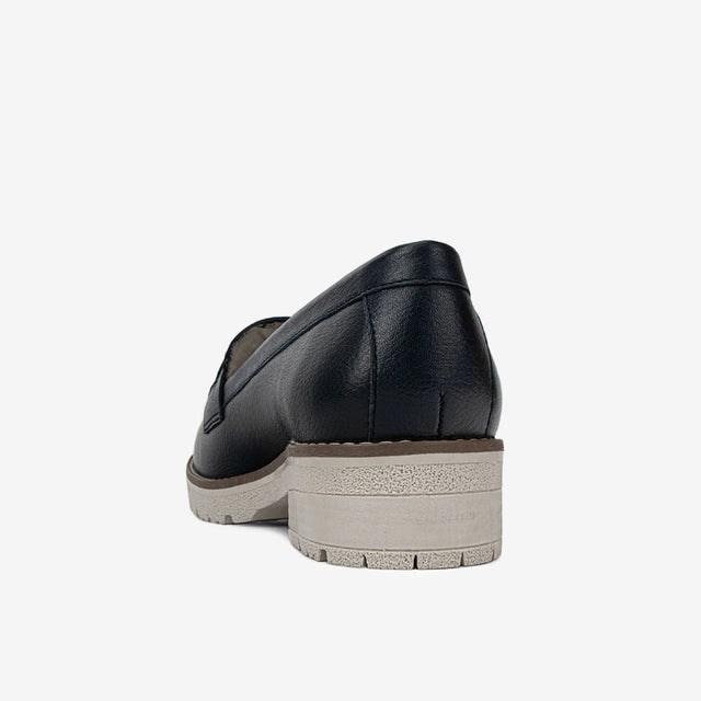 Mocasín Casual Azul Marino 3CE6001