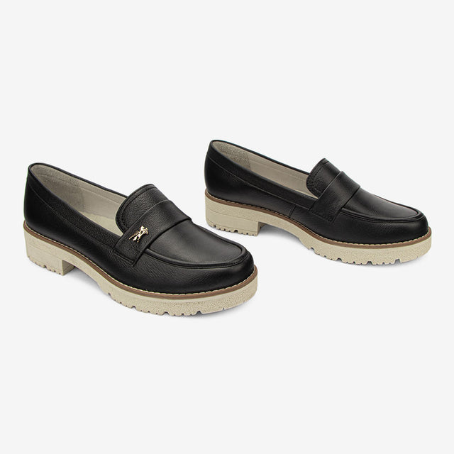 Mocasín Mujer Negro 3CE6002