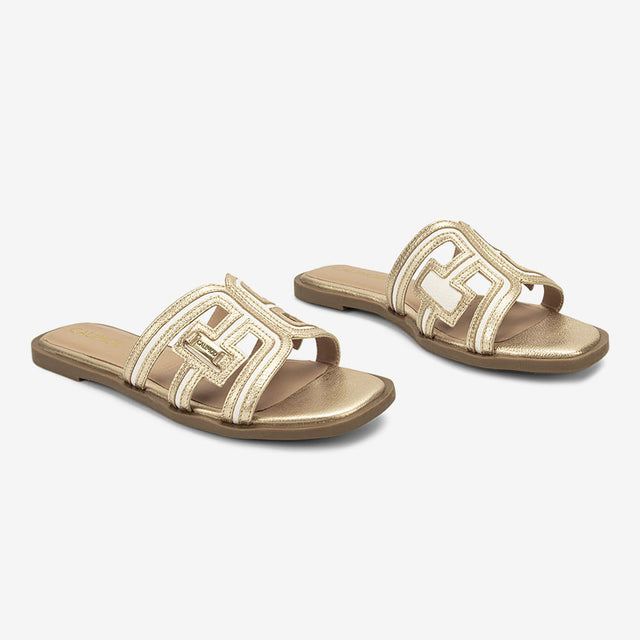 Sandalias Mujer Dorado 3CM8001