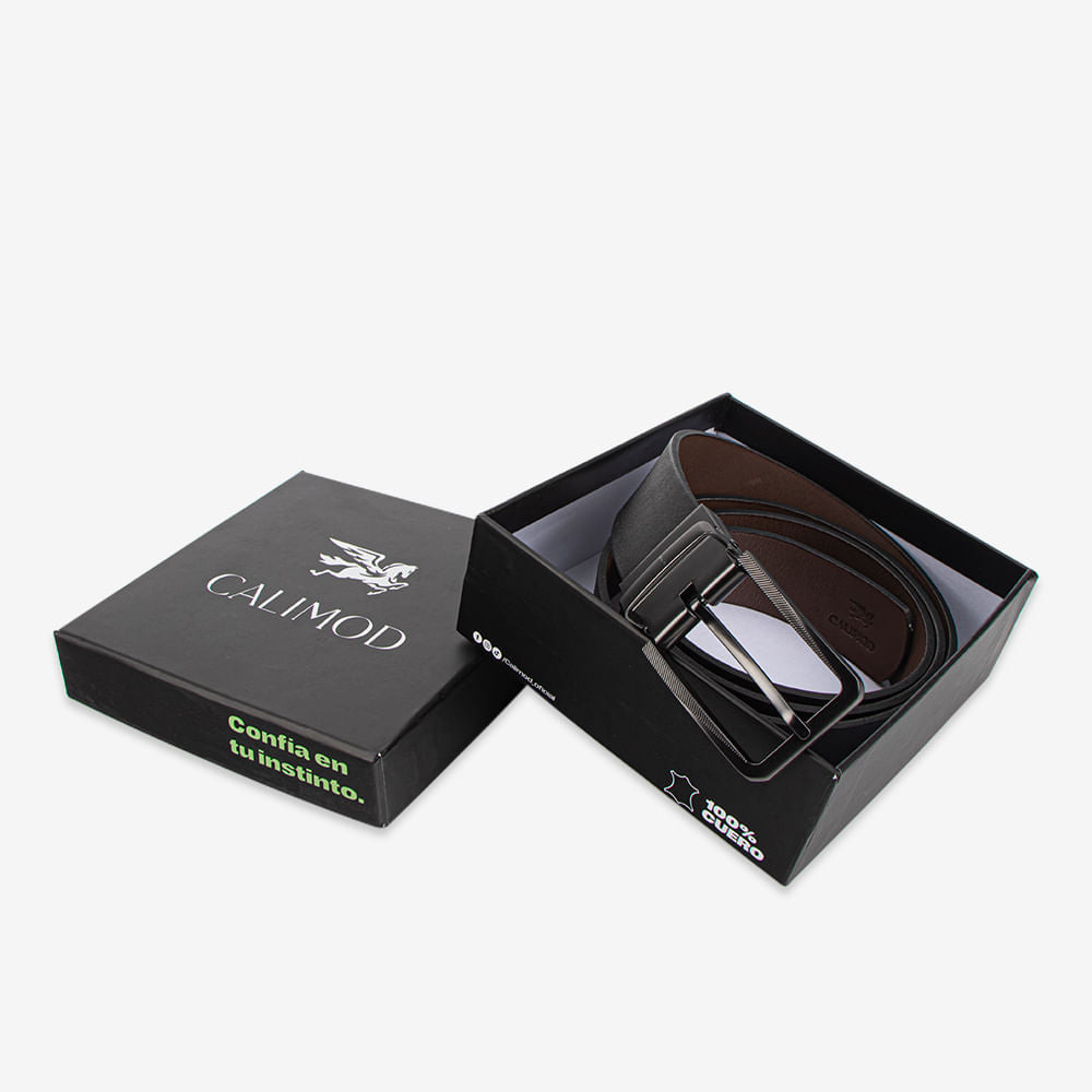 Correa Casual Negro/Marron 4AAC033