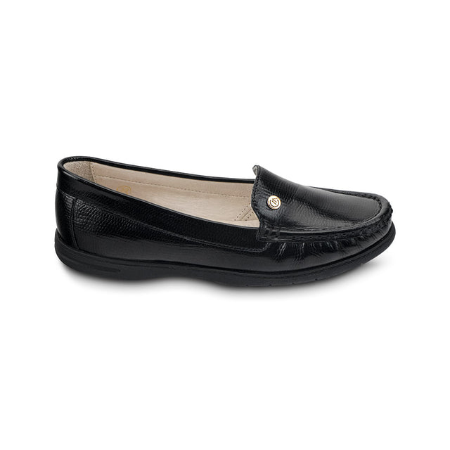 Mocasín Casual Negro 5CAU003