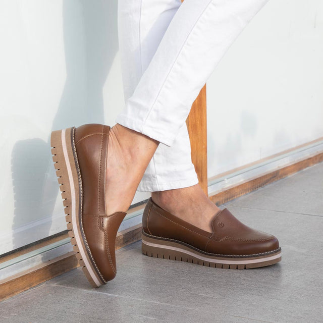 Mocasín Casual Tan 5CUD001