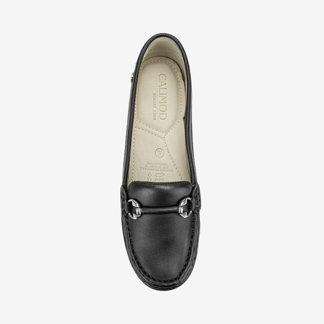 Mocasin Mujer Negro 5CK3001