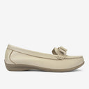 Mocasin Casual Marfil 5CN6001