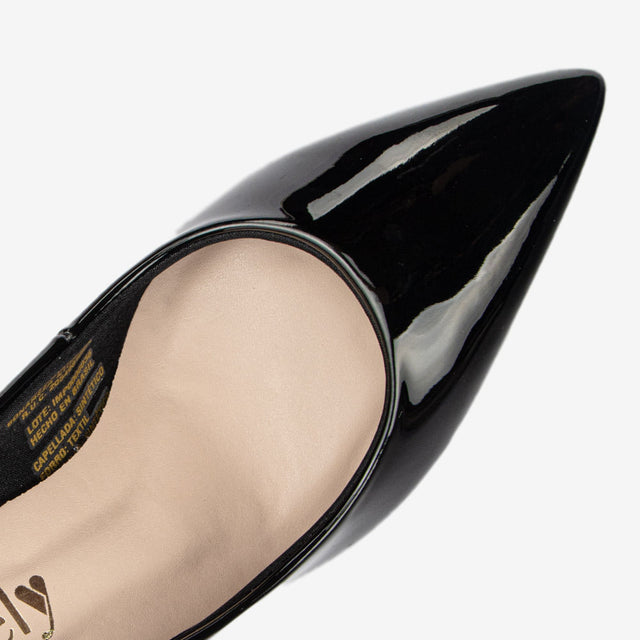 Zapato De Vestir Charol Negro 7YT007