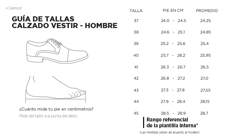 Calimod hombre vestir