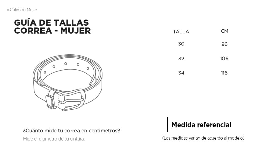 Calimod mujer correas