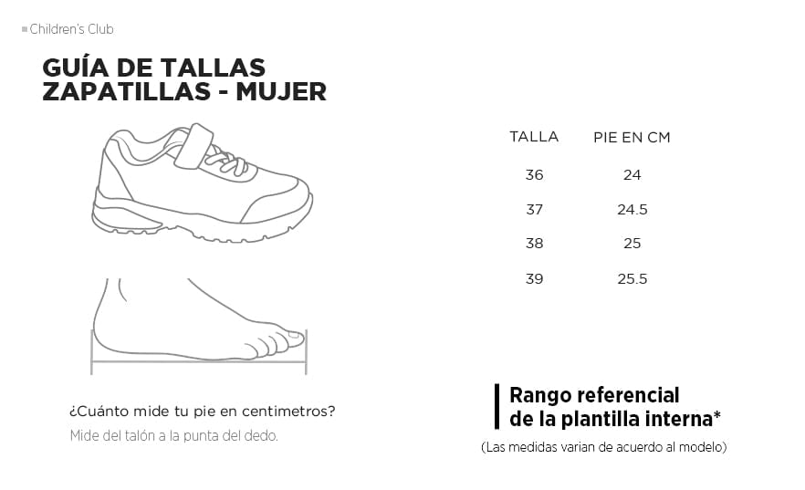 Childrens zapatillas mujer